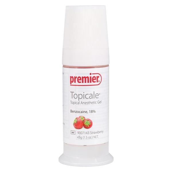 Premier Dental 9007143 Topicale Anesthetic Benzocaine Gel Pump Strawberry 3/Pk Premier Dental 9007143 Topicale Anesthetic Benzocaine Gel Pump Strawberry 3/Pk